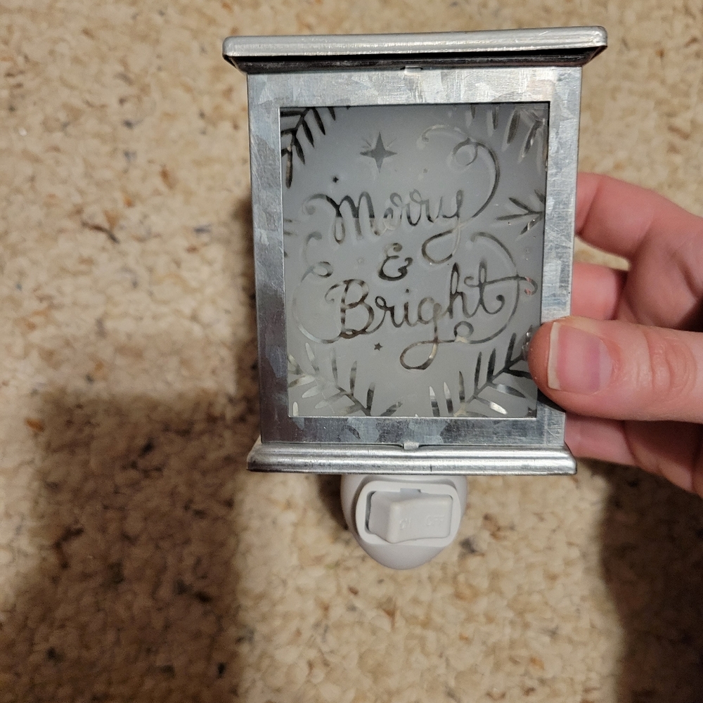 Merry and bright Christmas mini wax Plug In Wax Warmer